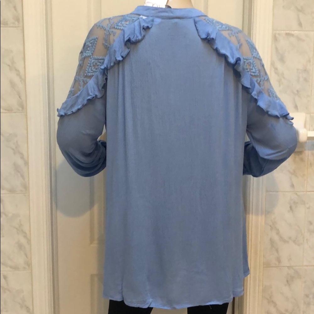 BLUE TUNIC TOP - Picture 7 of 8